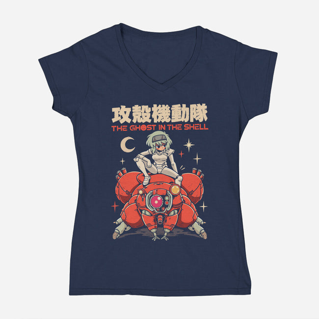 Synthetic Soul-Womens-V-Neck-Tee-Diego Gurgell