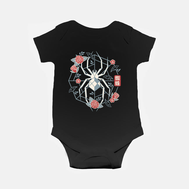 Geometric Spider-Baby-Basic-Onesie-NemiMakeit