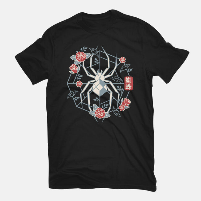 Geometric Spider-Womens-Fitted-Tee-NemiMakeit