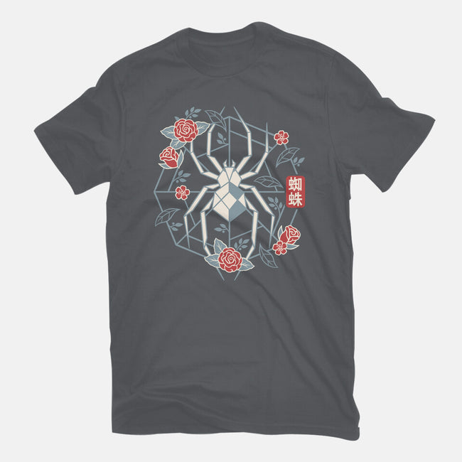 Geometric Spider-Womens-Fitted-Tee-NemiMakeit