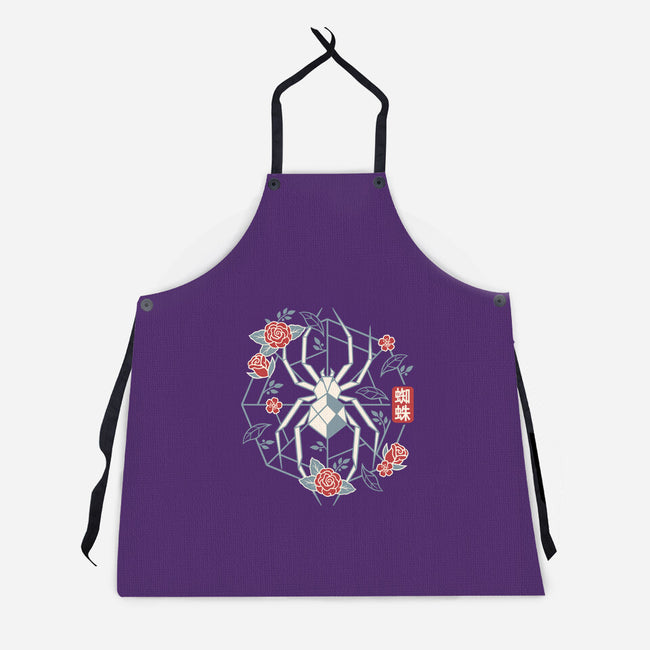 Geometric Spider-Unisex-Kitchen-Apron-NemiMakeit