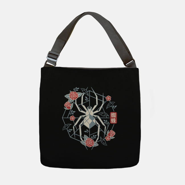 Geometric Spider-None-Adjustable Tote-Bag-NemiMakeit