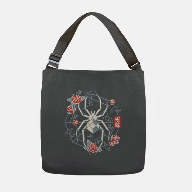 Geometric Spider-None-Adjustable Tote-Bag-NemiMakeit