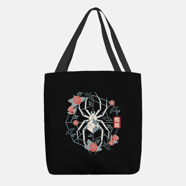 Geometric Spider-None-Basic Tote-Bag-NemiMakeit