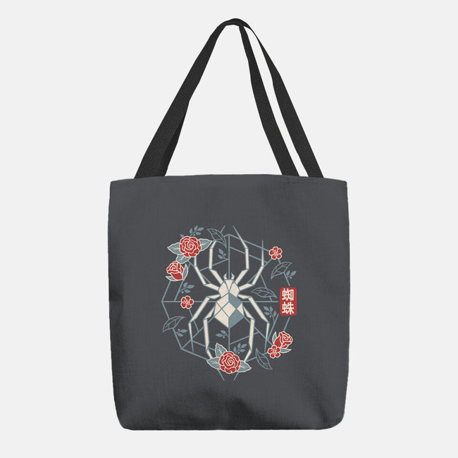 Geometric Spider-None-Basic Tote-Bag-NemiMakeit