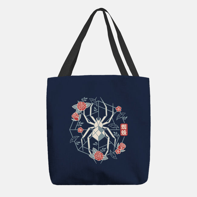 Geometric Spider-None-Basic Tote-Bag-NemiMakeit