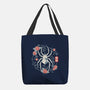 Geometric Spider-None-Basic Tote-Bag-NemiMakeit