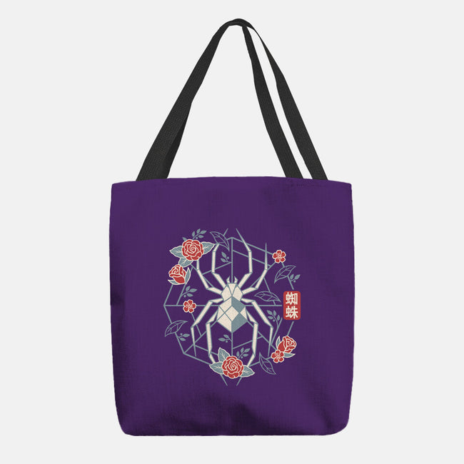 Geometric Spider-None-Basic Tote-Bag-NemiMakeit