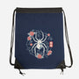 Geometric Spider-None-Drawstring-Bag-NemiMakeit