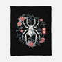 Geometric Spider-None-Fleece-Blanket-NemiMakeit