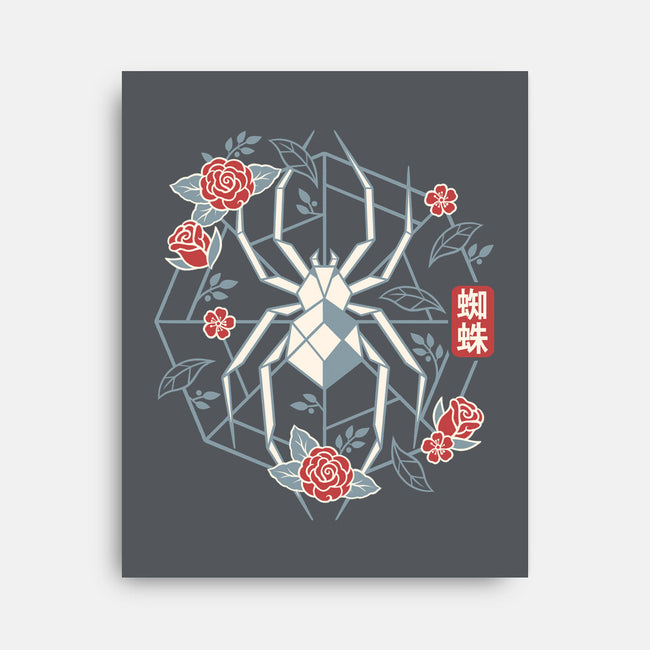 Geometric Spider-None-Stretched-Canvas-NemiMakeit