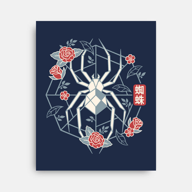 Geometric Spider-None-Stretched-Canvas-NemiMakeit