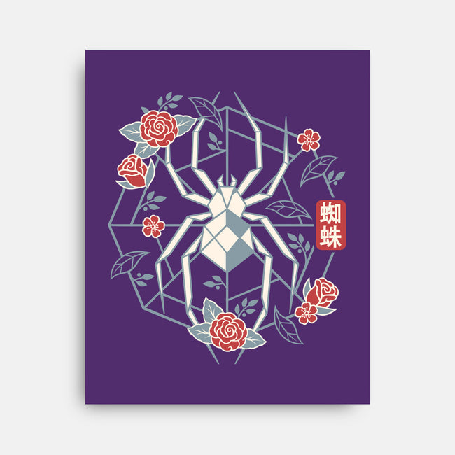 Geometric Spider-None-Stretched-Canvas-NemiMakeit
