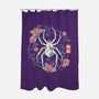 Geometric Spider-None-Polyester-Shower Curtain-NemiMakeit