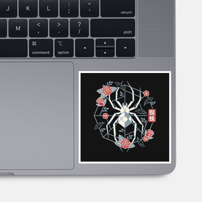 Geometric Spider-None-Glossy-Sticker-NemiMakeit
