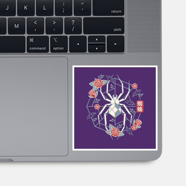 Geometric Spider-None-Glossy-Sticker-NemiMakeit