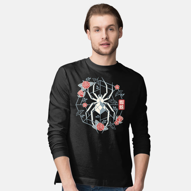 Geometric Spider-Mens-Long Sleeved-Tee-NemiMakeit