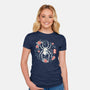 Geometric Spider-Womens-Fitted-Tee-NemiMakeit