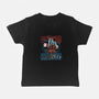 Born To Watch Horror Flicks-Baby-Basic-Tee-glitchygorilla