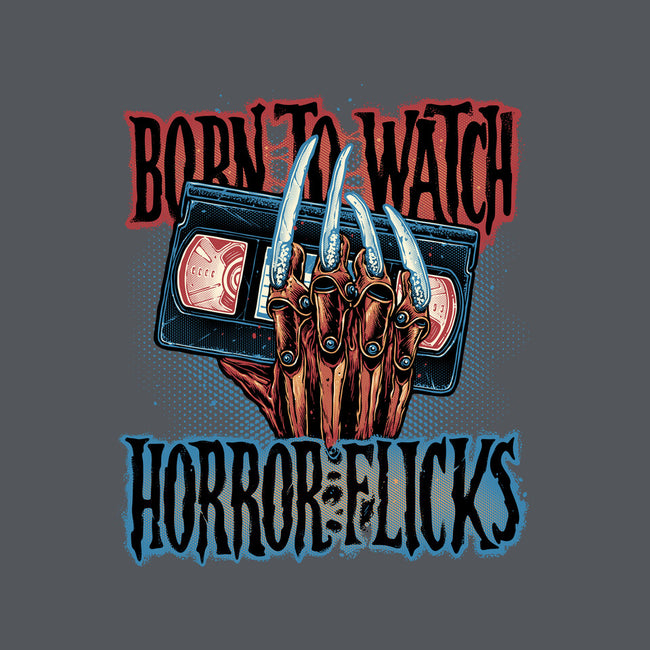 Born To Watch Horror Flicks-None-Polyester-Shower Curtain-glitchygorilla
