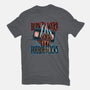 Born To Watch Horror Flicks-Womens-Basic-Tee-glitchygorilla