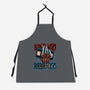 Born To Watch Horror Flicks-Unisex-Kitchen-Apron-glitchygorilla