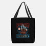 Born To Watch Horror Flicks-None-Basic Tote-Bag-glitchygorilla