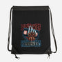 Born To Watch Horror Flicks-None-Drawstring-Bag-glitchygorilla