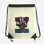 Born To Watch Horror Flicks-None-Drawstring-Bag-glitchygorilla
