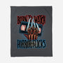 Born To Watch Horror Flicks-None-Fleece-Blanket-glitchygorilla