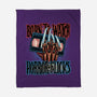 Born To Watch Horror Flicks-None-Fleece-Blanket-glitchygorilla