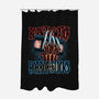 Born To Watch Horror Flicks-None-Polyester-Shower Curtain-glitchygorilla