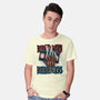 Born To Watch Horror Flicks-Mens-Basic-Tee-glitchygorilla