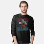 Born To Watch Horror Flicks-Mens-Long Sleeved-Tee-glitchygorilla