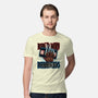 Born To Watch Horror Flicks-Mens-Premium-Tee-glitchygorilla