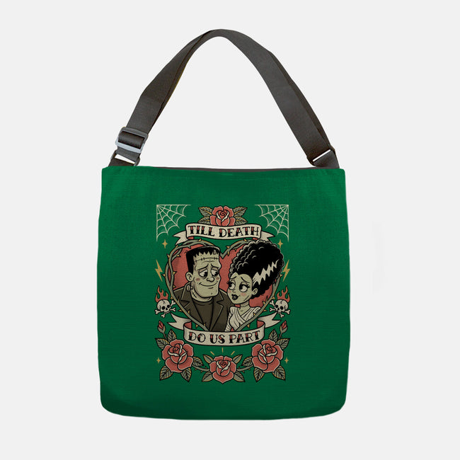 Monster Love Tattoo-None-Adjustable Tote-Bag-P1yu5h