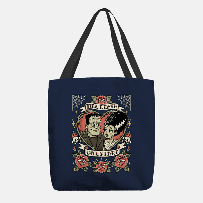 Monster Love Tattoo-None-Basic Tote-Bag-P1yu5h