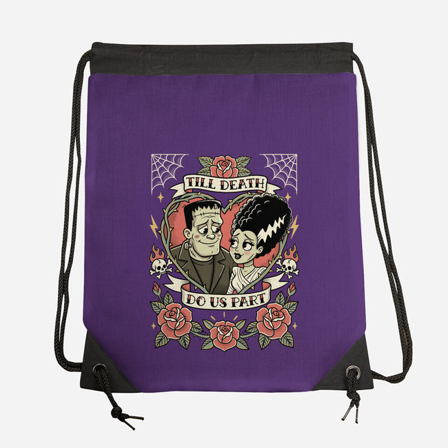 Monster Love Tattoo-None-Drawstring-Bag-P1yu5h