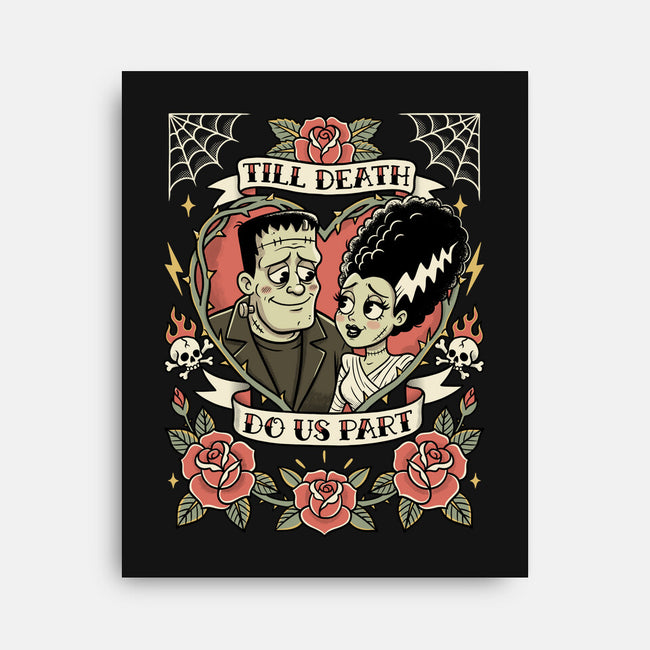 Monster Love Tattoo-None-Stretched-Canvas-P1yu5h