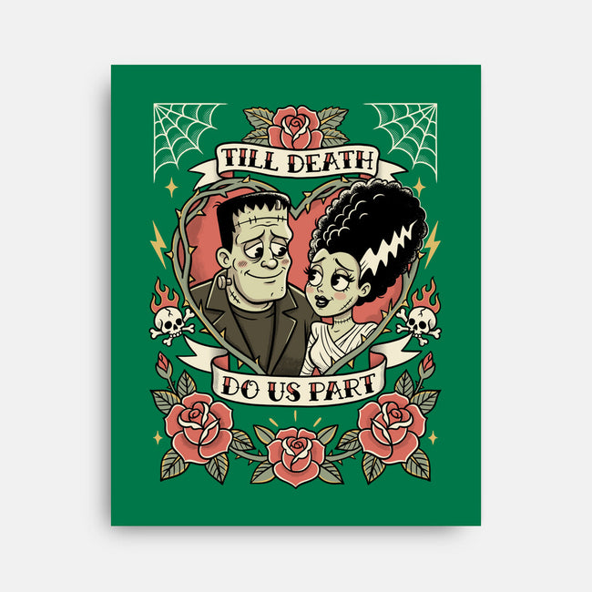 Monster Love Tattoo-None-Stretched-Canvas-P1yu5h