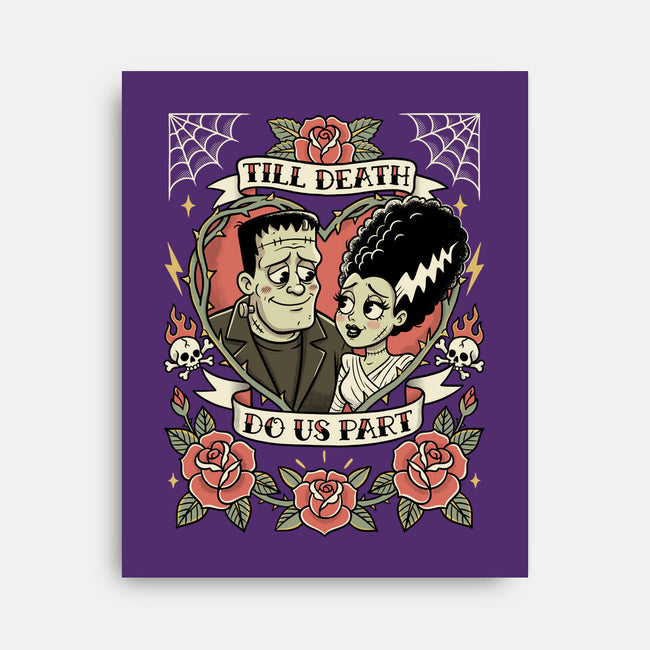 Monster Love Tattoo-None-Stretched-Canvas-P1yu5h
