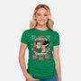 Monster Love Tattoo-Womens-Fitted-Tee-P1yu5h