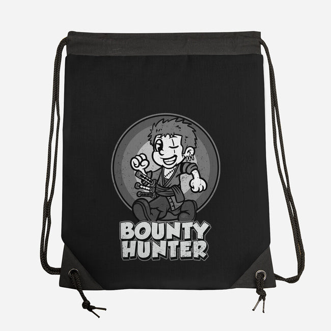 Vintage Black Leg-None-Drawstring-Bag-Badbone Collections