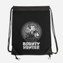 Vintage Black Leg-None-Drawstring-Bag-Badbone Collections