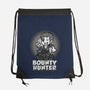 Vintage Black Leg-None-Drawstring-Bag-Badbone Collections