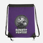 Vintage Black Leg-None-Drawstring-Bag-Badbone Collections