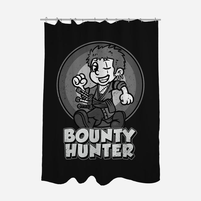 Vintage Black Leg-None-Polyester-Shower Curtain-Badbone Collections