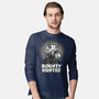 Vintage Black Leg-Mens-Long Sleeved-Tee-Badbone Collections