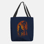 Rengoku Silhouette-None-Basic Tote-Bag-Badbone Collections