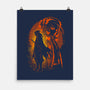 Rengoku Silhouette-None-Matte-Poster-Badbone Collections